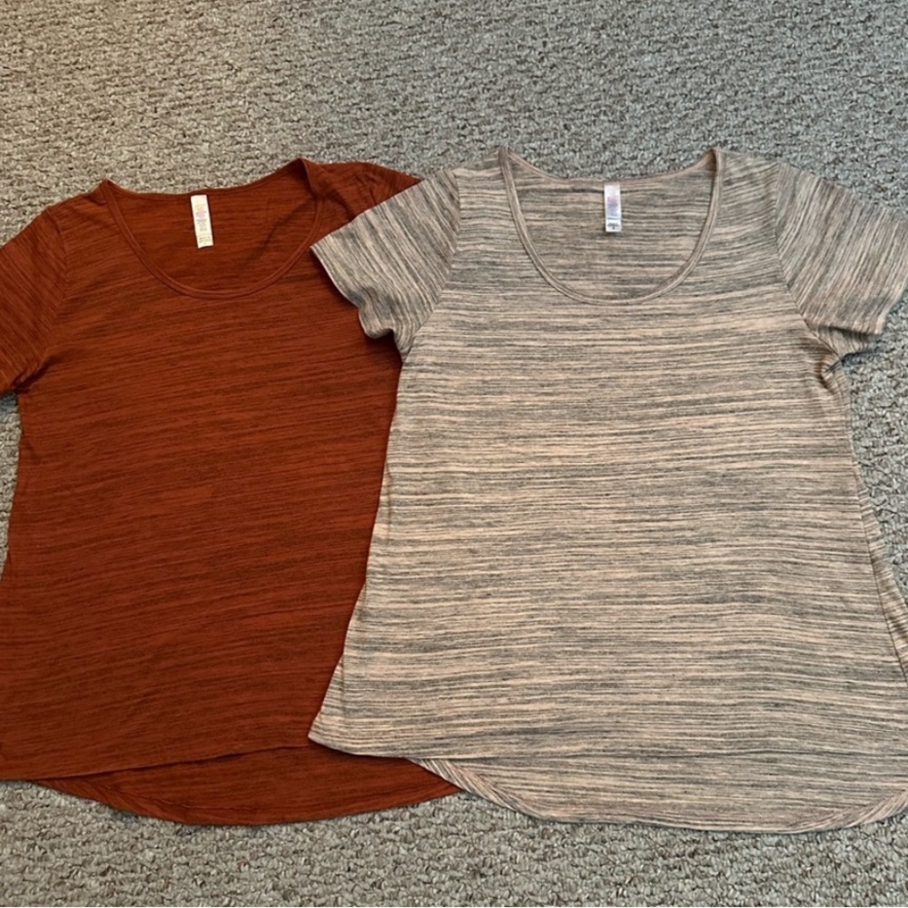 Six Lularoe shirts